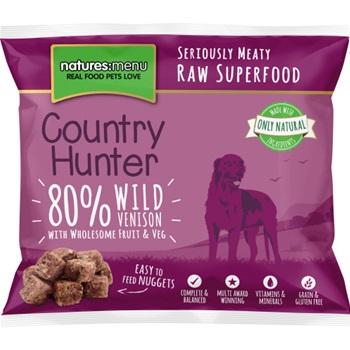 Natures menu country hunter puppy nuggets best sale